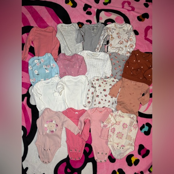 Carter's Other - Newborn girl onesie bundle